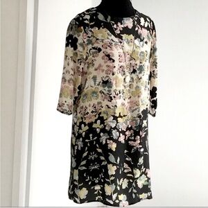 MNG CLETION Floral Shift Dress NWOT